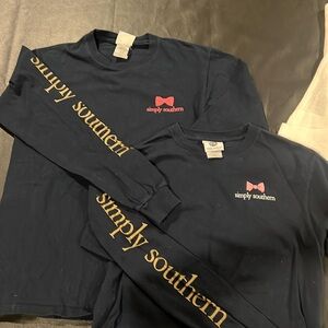 Simply Southern Long Sleeve Tees - Sz Small